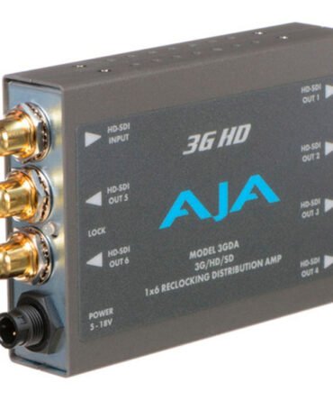 AJA 3GDA – Amplificateur de distribution et de reclockage (1×6 3G/HD/SDI)