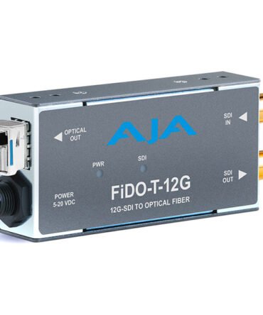 AJA FiDO-T-12G – Convertisseur 1 canal 12G-SDI vers Single Mode LC Fiber
