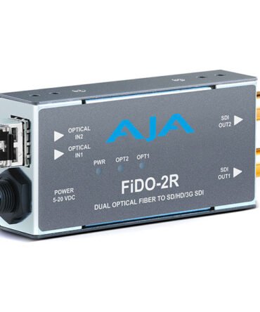 AJA FiDO-2R-MM – Convertisseur 2 canaux Multi-Mode LC Fiber vers 3G-SDI