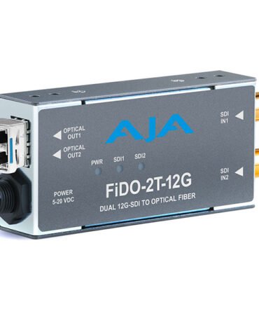 AJA FiDO-2T-12G – Convertisseur 2 canaux 12G-SDI  vers Single Mode LC Fiber