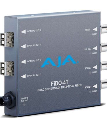 AJA FiDO-4T-MM – Convertisseur 4 canaux 3G-SDI vers Multi-Mode LC Fiber