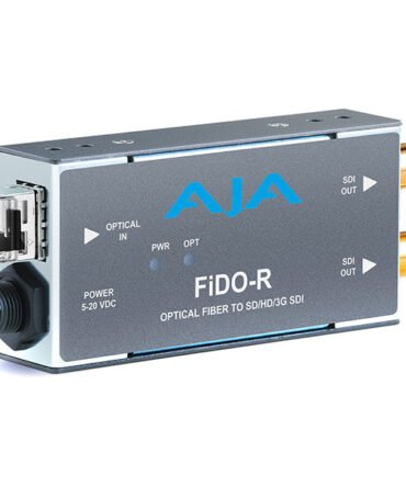 AJA FiDO-R-MM – Convertisseur 1 canal Multi-Mode LC Fiber vers 3G-SDI