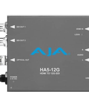 AJA HA5-12G-T-ST – Convertisseur HDMI 2.0 vers 12G-SDI