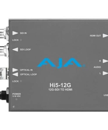 AJA HI5-12G-R-ST – Convertisseur 12G-SDI vers HDMI 2.0