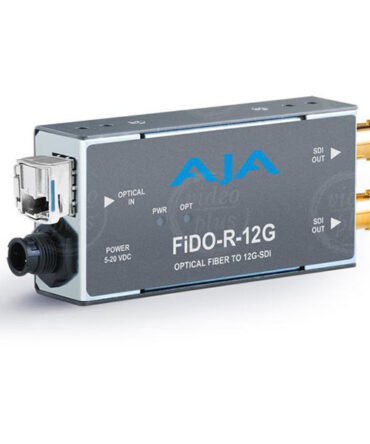 Aja FIDO-R-12G – convertisseur 1 canal Fiber vers 12G-SDI/LG