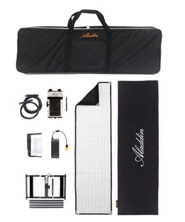 Aladdin Bi-Fabric 4 (200W) – panneau LED V-Mount avec sac de transport