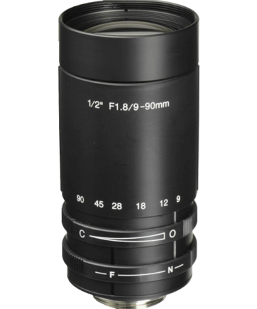 Kowa 9-90 mm Varifocal 1/2 C-mount – Objectif