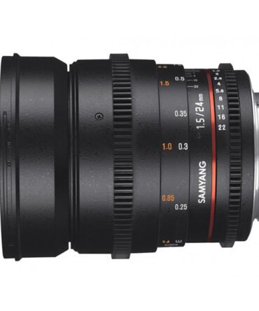 Samyang 24mm T1.5 VDSLR II (Canon EF) – Objectif Cinéma