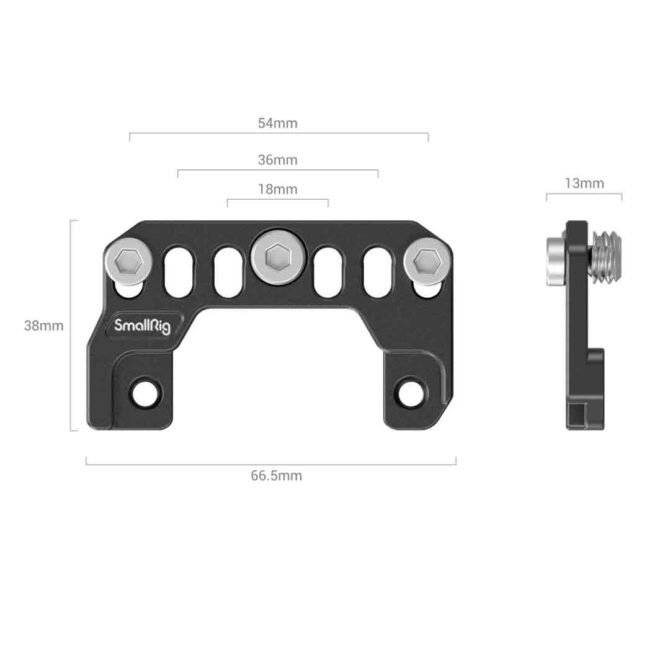 Smallrig MD4019 – Plaque d’Adaptation pour Poignée XLR-H1 (Sony A7SIII / A7IV) – Image 2