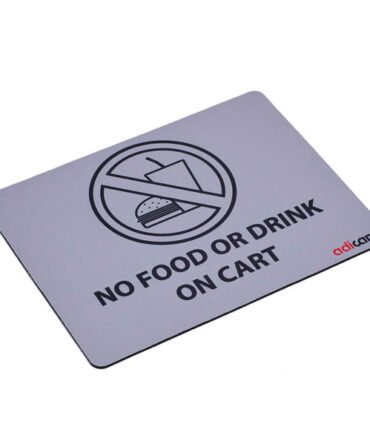 Adicam Tapis de Souris ”No Food & Drink”